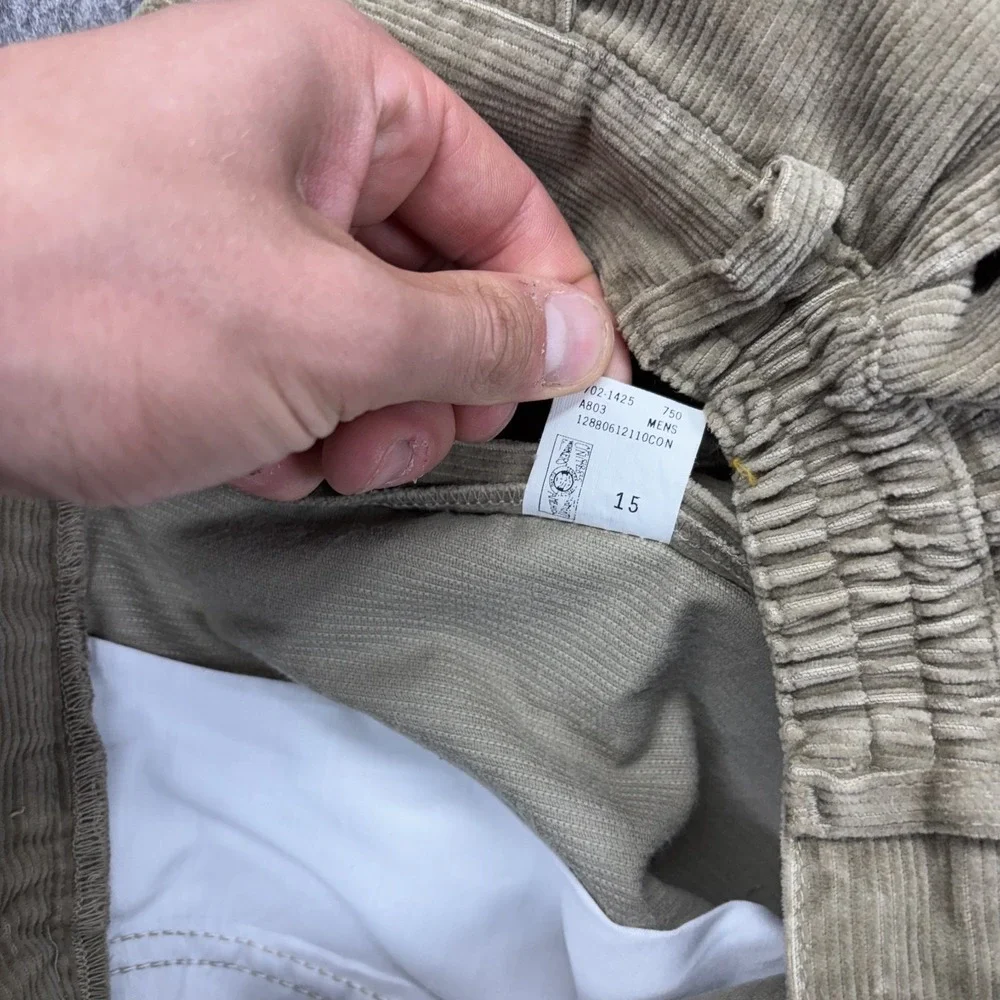 Vintage LL Bean Pathfinder Corduroy Pants Men's 34 x 29 Tan‎ Preppy Academia